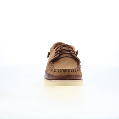 Sebago Keuka Lea Canoe Moc Mens Brown Suede Loafers & Slip Ons Boat Shoes