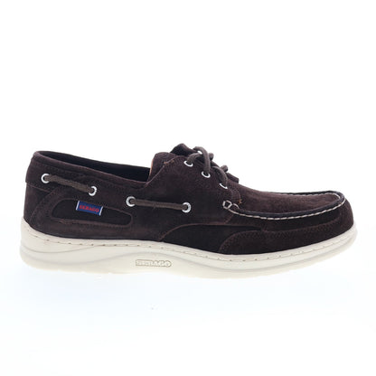 Sebago Scotty 71131QW-ABU Mens Brown Suede Loafers & Slip Ons Boat Shoes