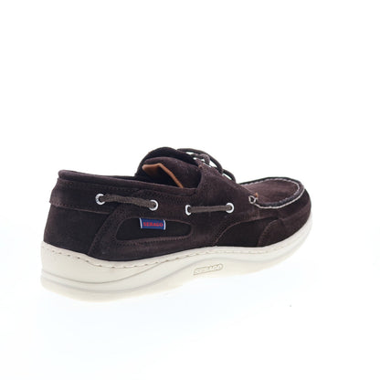 Sebago Scotty 71131QW-ABU Mens Brown Suede Loafers & Slip Ons Boat Shoes