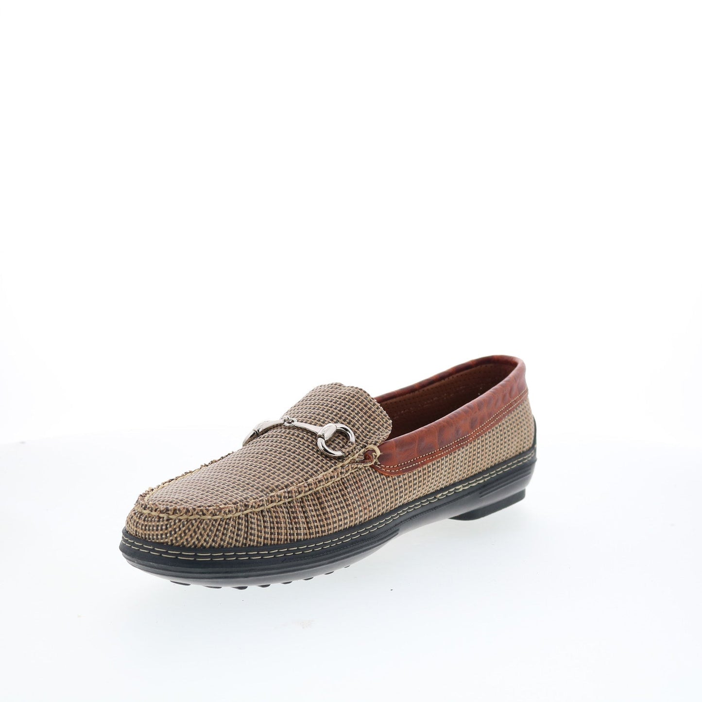 T.B. Phelps Mesh Horse Bit Driver 718-52 Mens Brown Loafers Moccasin Shoes