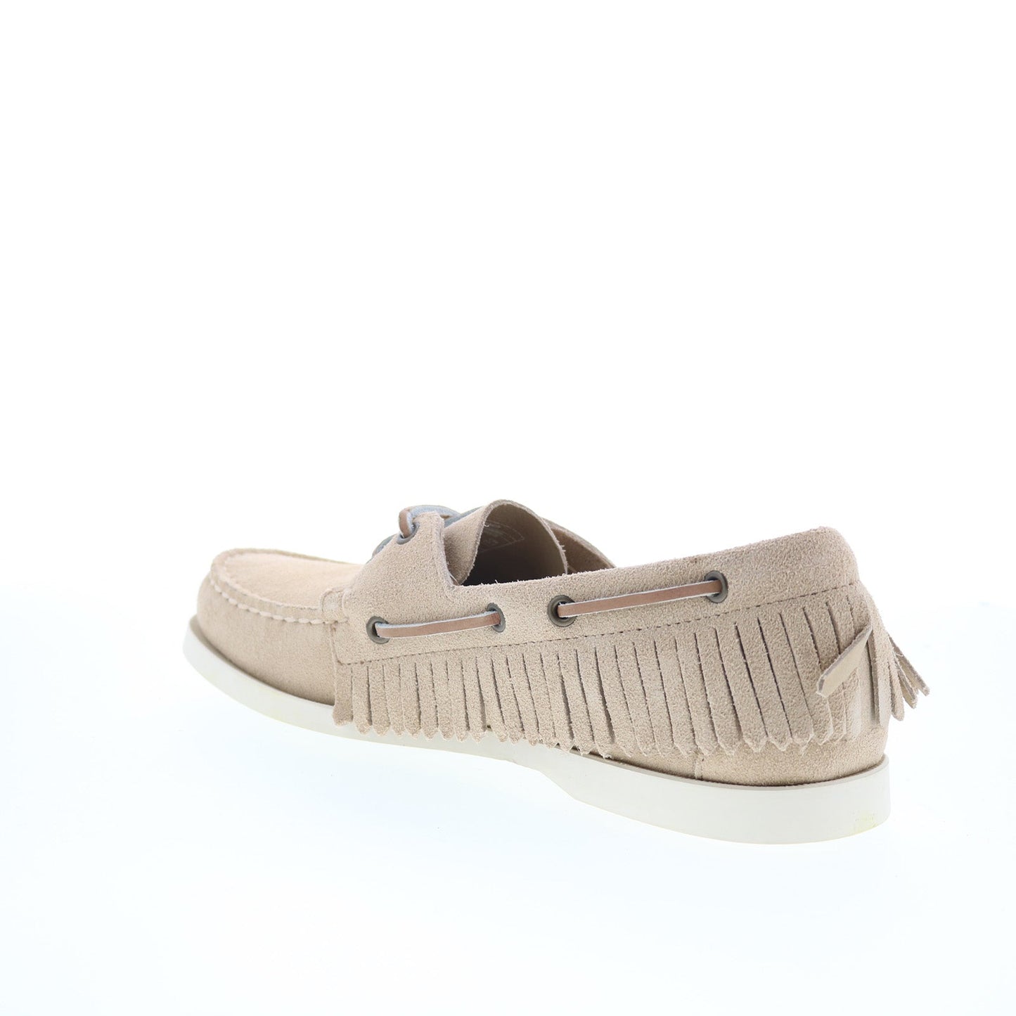 Sebago Portland Fringes 741148W-906 Mens Beige Loafers & Slip Ons Boat Shoes