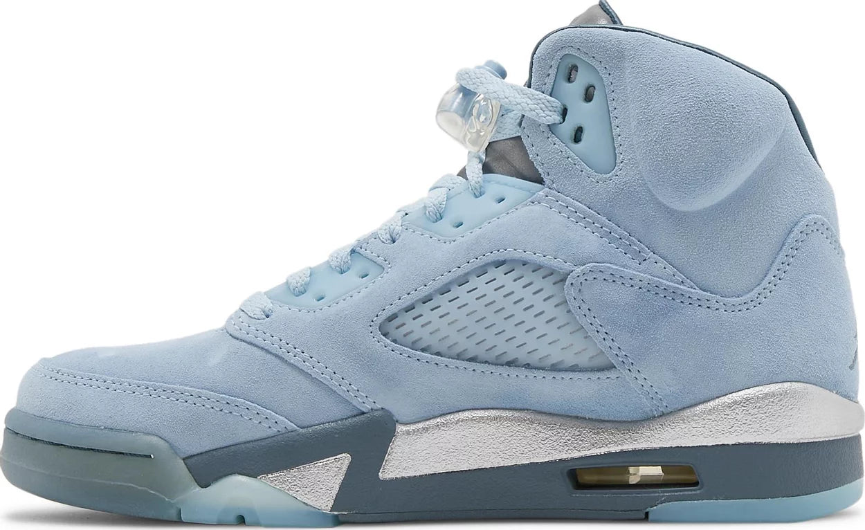Nike Womens Air Jordan 5 Retro Sneakers - 'Blue Bird'