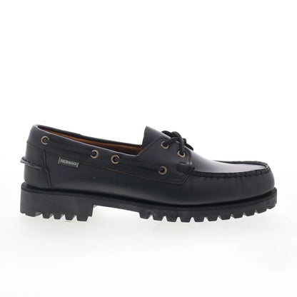Sebago Ranger Moc Soft 76111PW-924 Mens Black Loafers & Slip Ons Boat Shoes