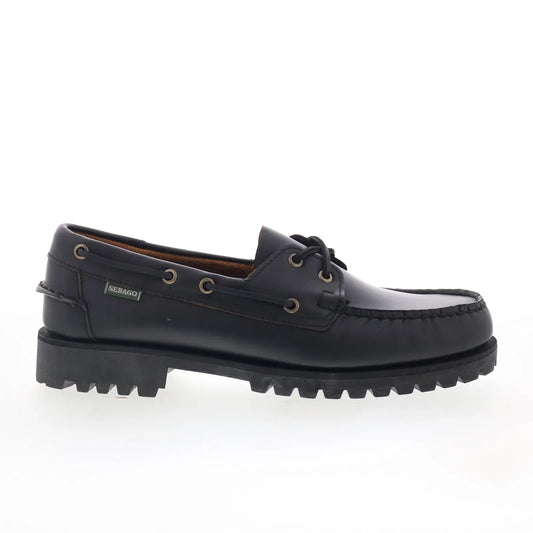 Sebago Ranger Moc Soft 76111PW-924 Mens Black Loafers & Slip Ons Boat Shoes