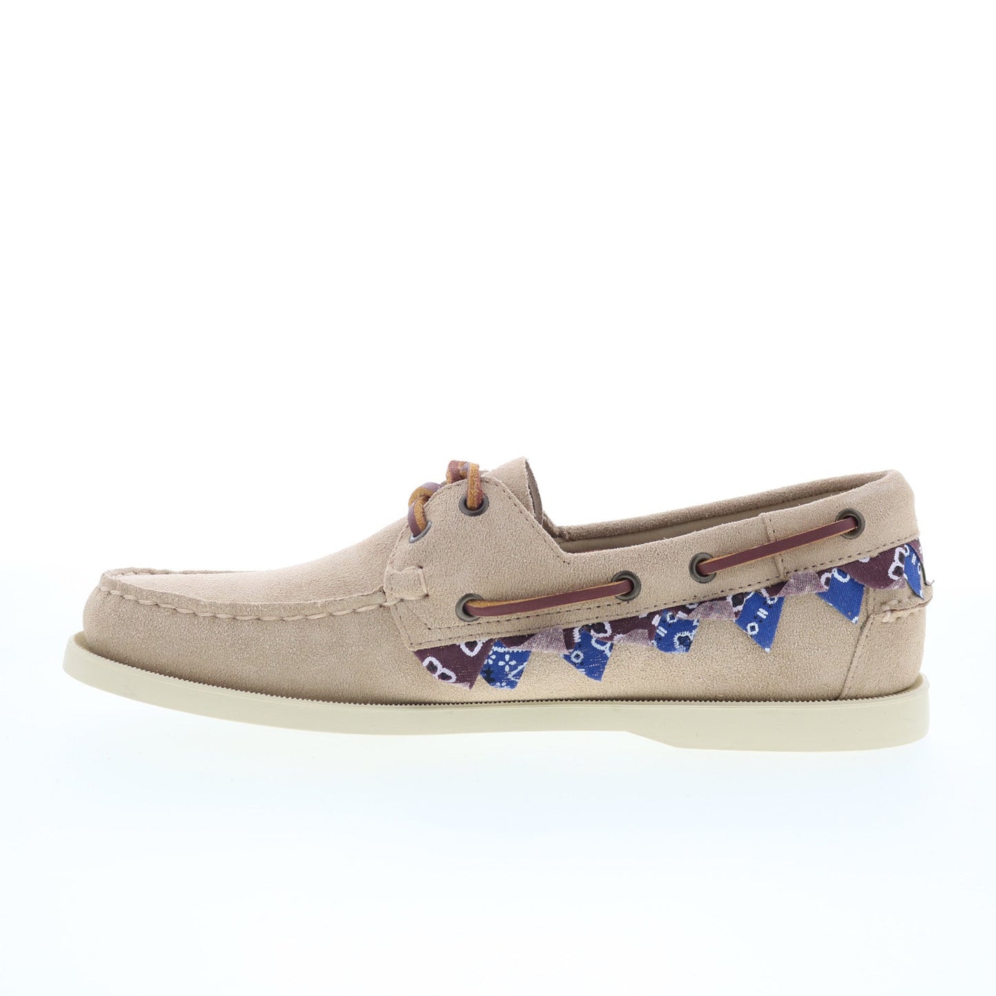 Sebago Portland Hanami 76115GW-WBL Mens Beige Loafers & Slip Ons Boat Shoes