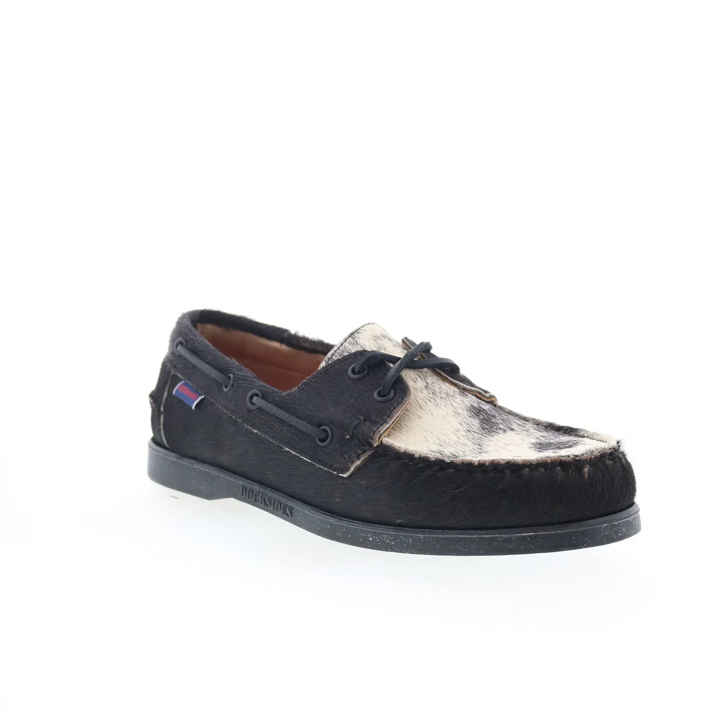 Sebago Portland Raw 781148W-987 Mens Black Loafers & Slip Ons Boat Shoes