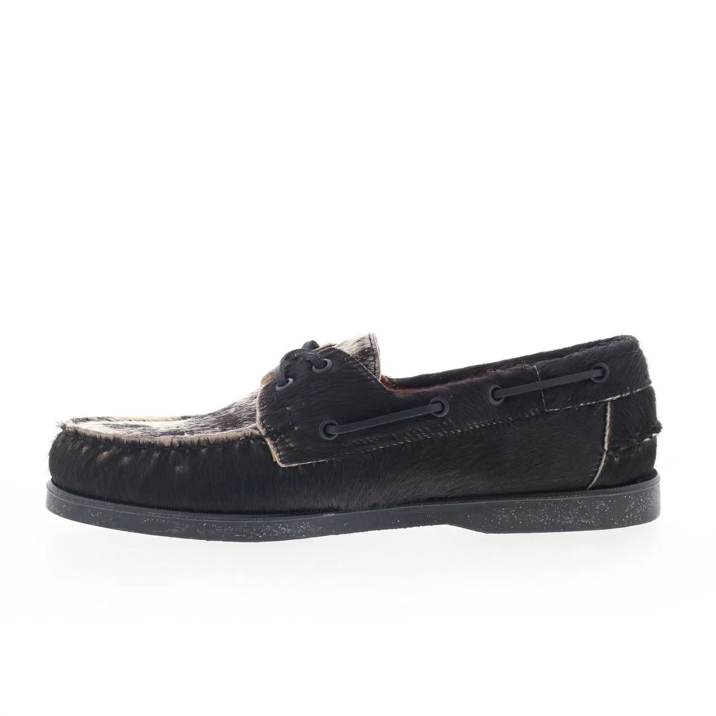 Sebago Portland Raw 781148W-987 Mens Black Loafers & Slip Ons Boat Shoes