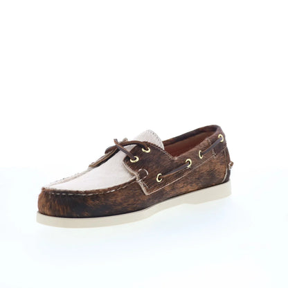 Sebago Portland Raw 781148W-A8I Mens Brown Loafers & Slip Ons Boat Shoes