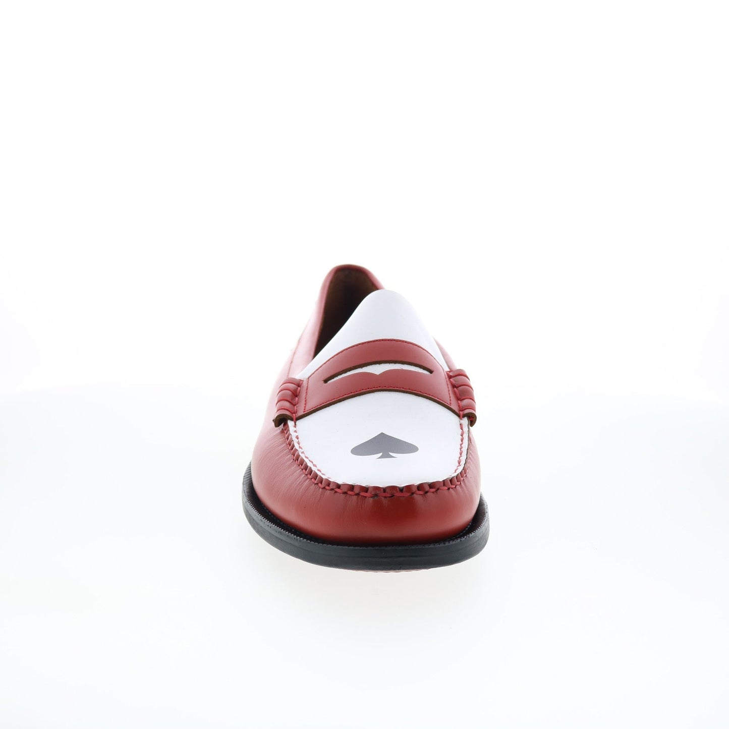 Sebago Classic Dan Gambling Mens Red Leather Loafers & Slip Ons Penny Shoes