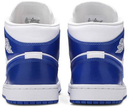 Nike Womens Air Jordan 1 Mid Sneakers - 'Kentucky Blue'
