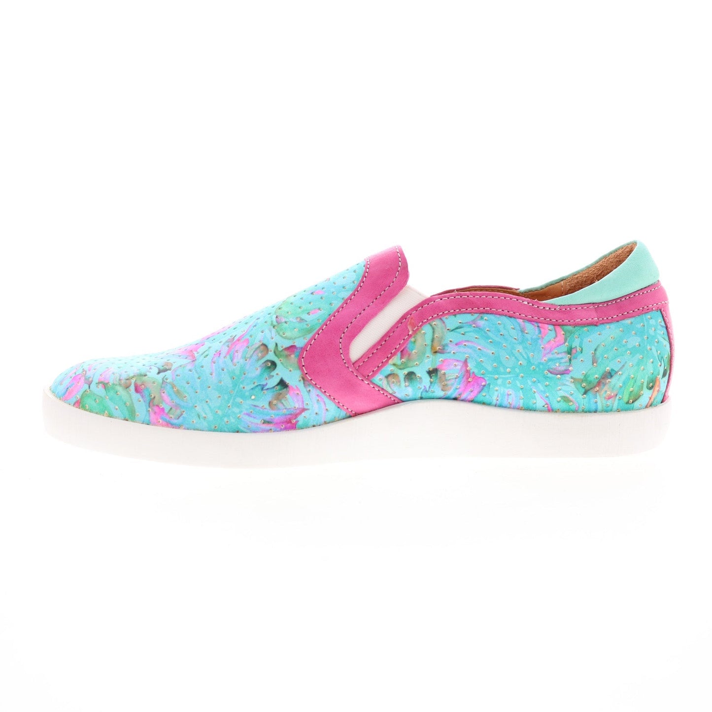 Think! Seas Slip On 80031-D65 Womens Blue Leather Lifestyle Sneakers Shoes