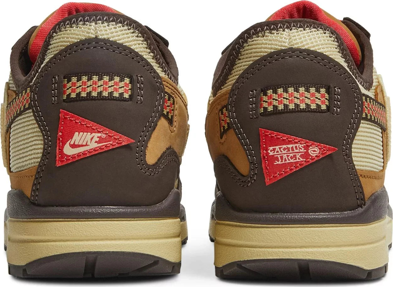 Nike Mens Travis Scott x Air Max 1 Sneakers - 'Baroque Brown'