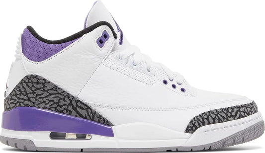 Nike Mens Air Jordan 3 Retro Sneakers - 'Dark Iris'