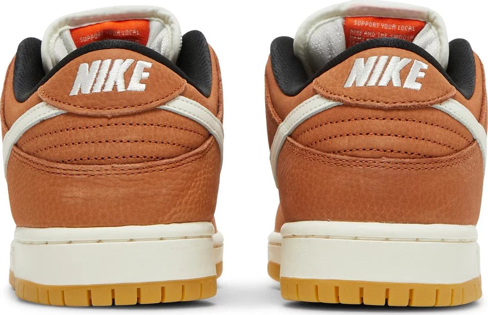 Nike Mens Dunk Low Pro ISO SB Sneakers - 'Dark Russet'