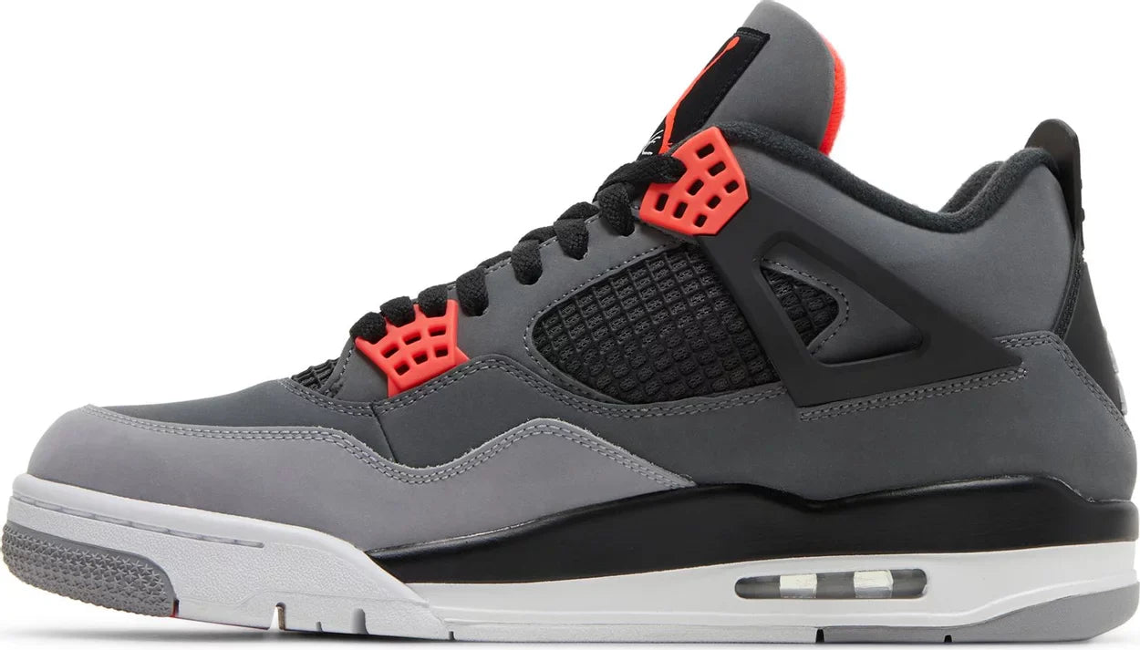 Nike Mens Air Jordan 4 Retro Sneakers - 'Infrared'