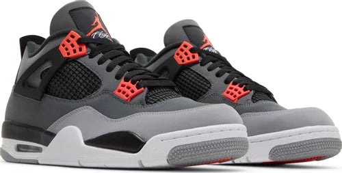 Nike Mens Air Jordan 4 Retro Sneakers - 'Infrared'