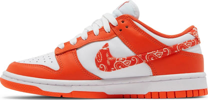 Nike Womens Dunk Low Sneakers - 'Orange Paisley'