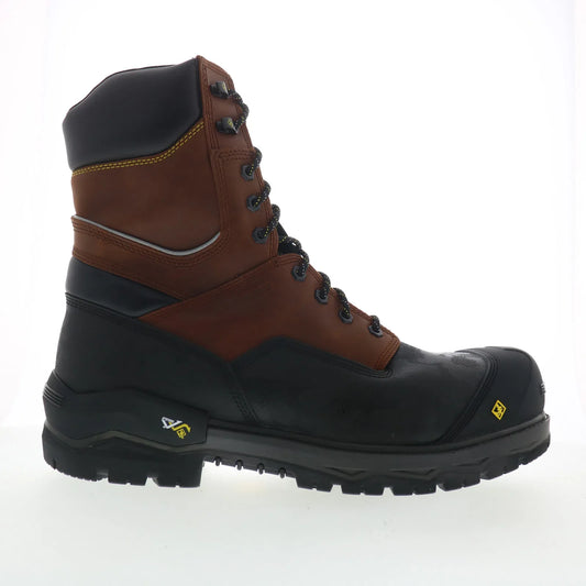 Terra 8" Gantry Nano Composite Toe FP WP ESR Mens Brown Wide Work Boots