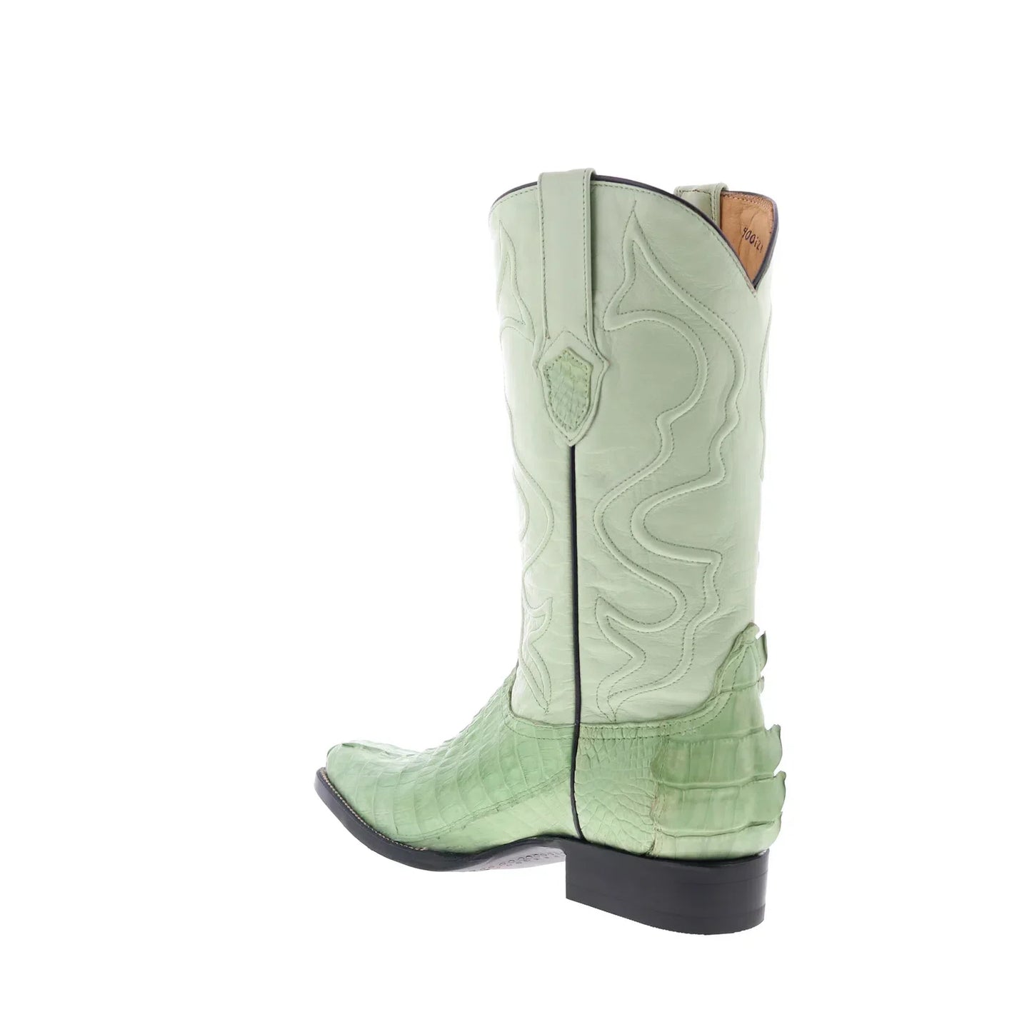 Wild West Caiman Tail Boots Chihuahua 900121 Mens Green Cowboy Western Boots