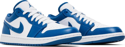 Nike Womens Air Jordan 1 Low Sneakers - 'Marina Blue'