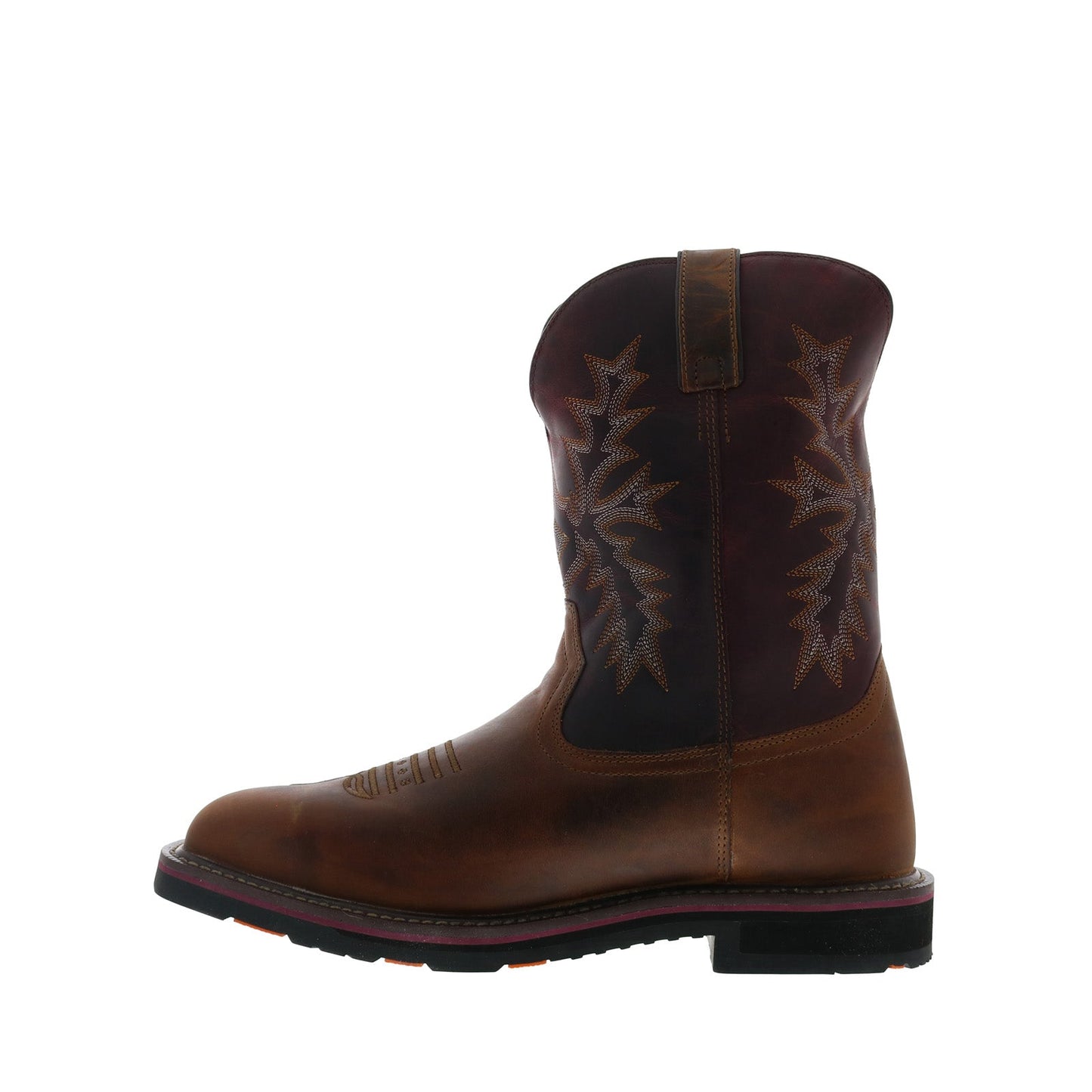 Hoss Hunch 92080 Mens Brown Leather Lace Up Work & Safety Boots