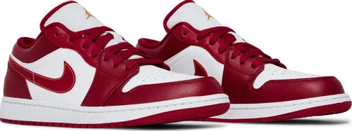 Nike Mens Air Jordan 1 Low Sneakers - 'Cardinal Red'