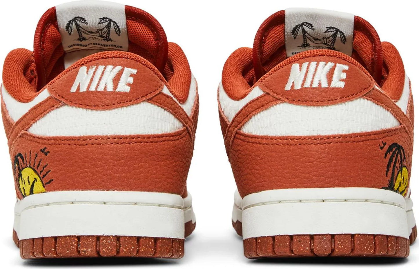 Nike Womens Dunk Low Retro Sneakers - 'Sun Club'