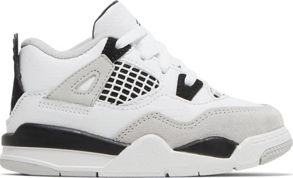 Nike Toddlers Air Jordan 4 Retro Sneakers - 'Military Black'