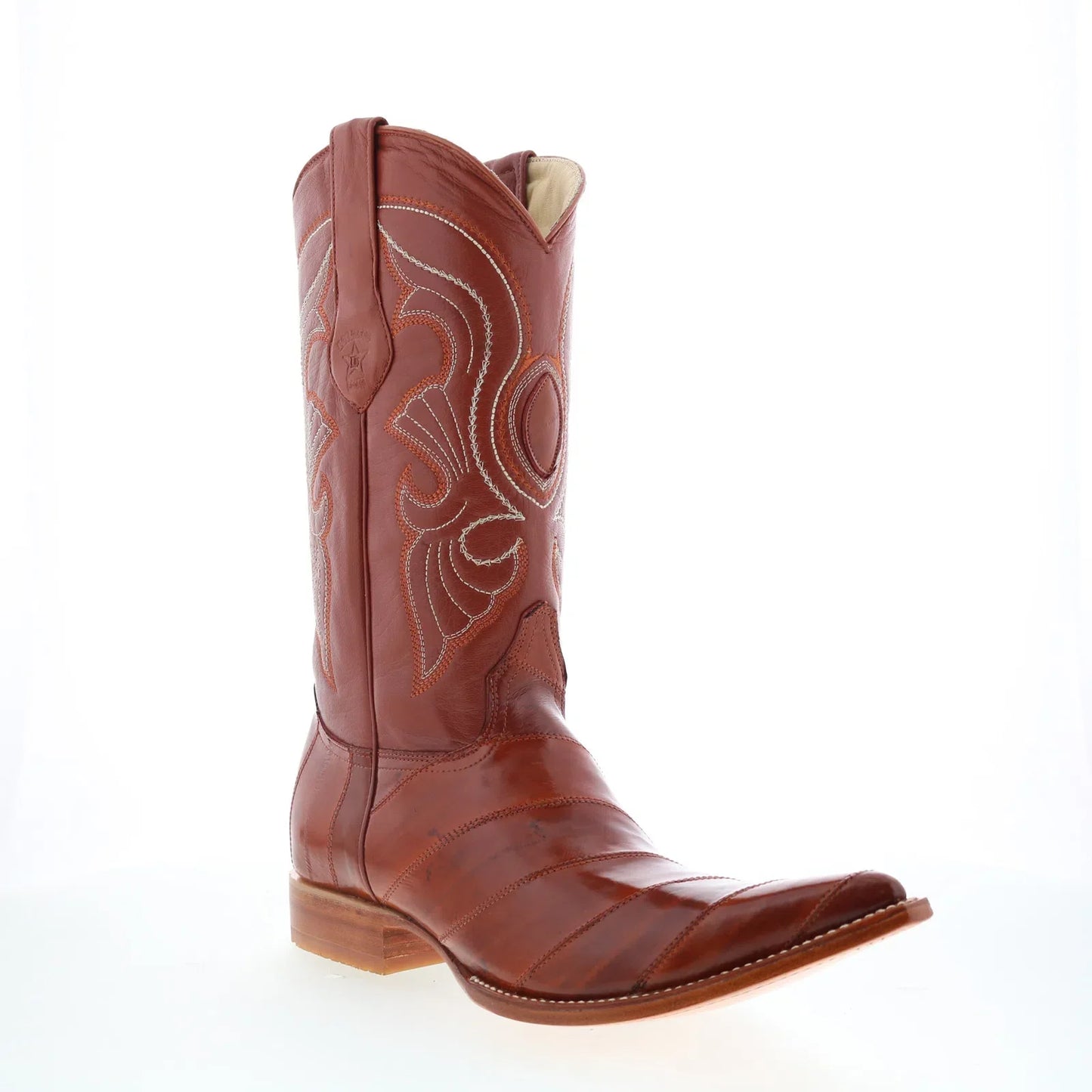 Los Altos EEL Boots XXX-Toe 950803 Mens Brown Wide Cowboy Western Boots
