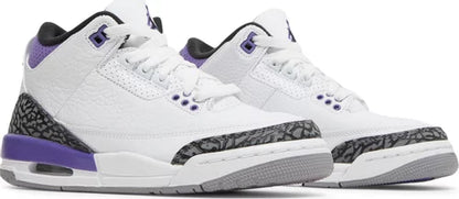 Nike Grade School Womens Air Jordan 3 Retro Sneakers - 'Dark Iris'