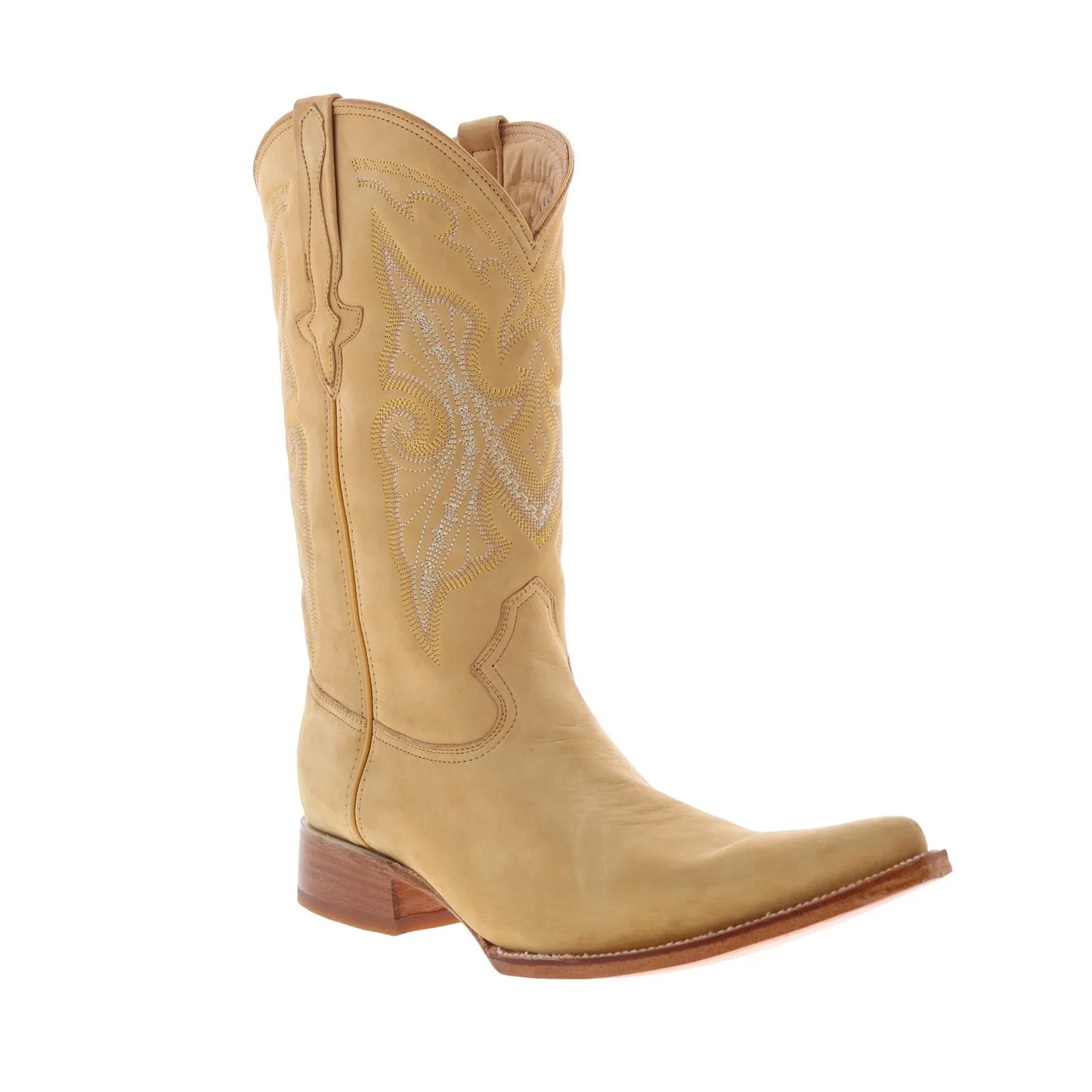 Los Altos Suede Boots XXX-Toe 956302 Mens Brown Wide Cowboy Western Boots
