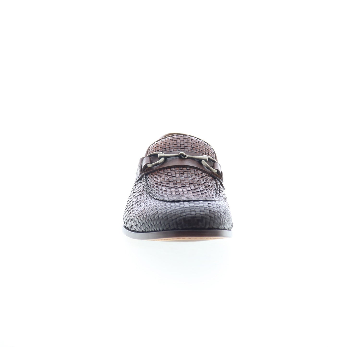Mezlan Woven Leather Horsebit Loafers 9897 Mens Brown Loafers Casual Shoes