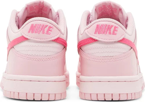 Nike Grade School Womens Dunk Low Sneakers - 'Triple Pink'