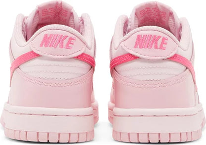 Nike Grade School Womens Dunk Low Sneakers - 'Triple Pink'
