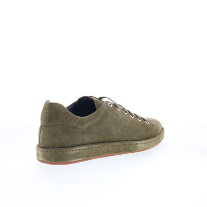 Di Bianco Asdi Mens Green Suede Lace Up Lifestyle Sneakers Shoes