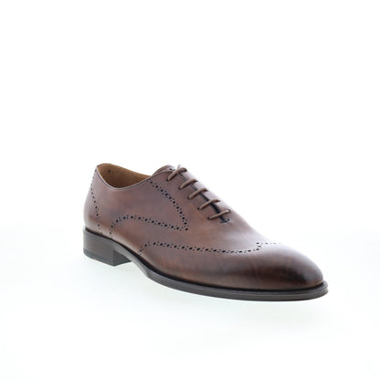 Pastori by Di Bianco Augustus Mens Brown Oxfords Wingtip & Brogue Shoes