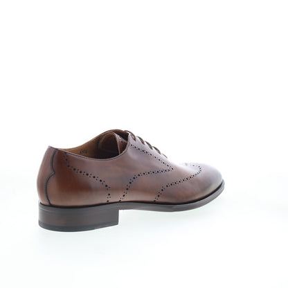 Pastori by Di Bianco Augustus Mens Brown Oxfords Wingtip & Brogue Shoes