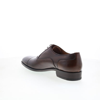 Pastori by Di Bianco Avitus Mens Brown Oxfords & Lace Ups Cap Toe Shoes