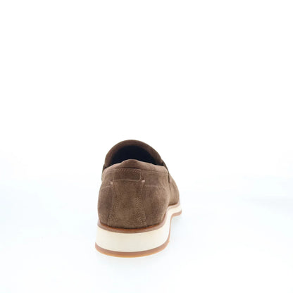 Di Bianco Brera Classic Mens Brown Suede Loafers & Slip Ons Penny Shoes
