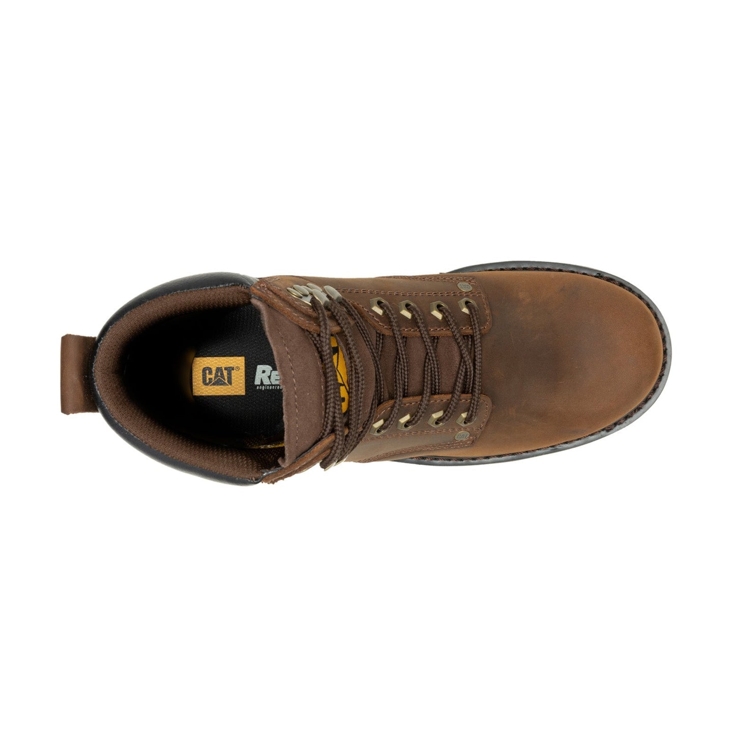 Caterpillar Second Shift Waterproof P51086 Mens Brown Wide Work Boots