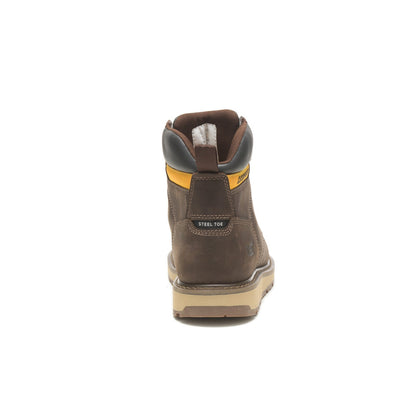Caterpillar Calibrate Steel Toe P91418 Mens Brown Wide Work & Safety Boots