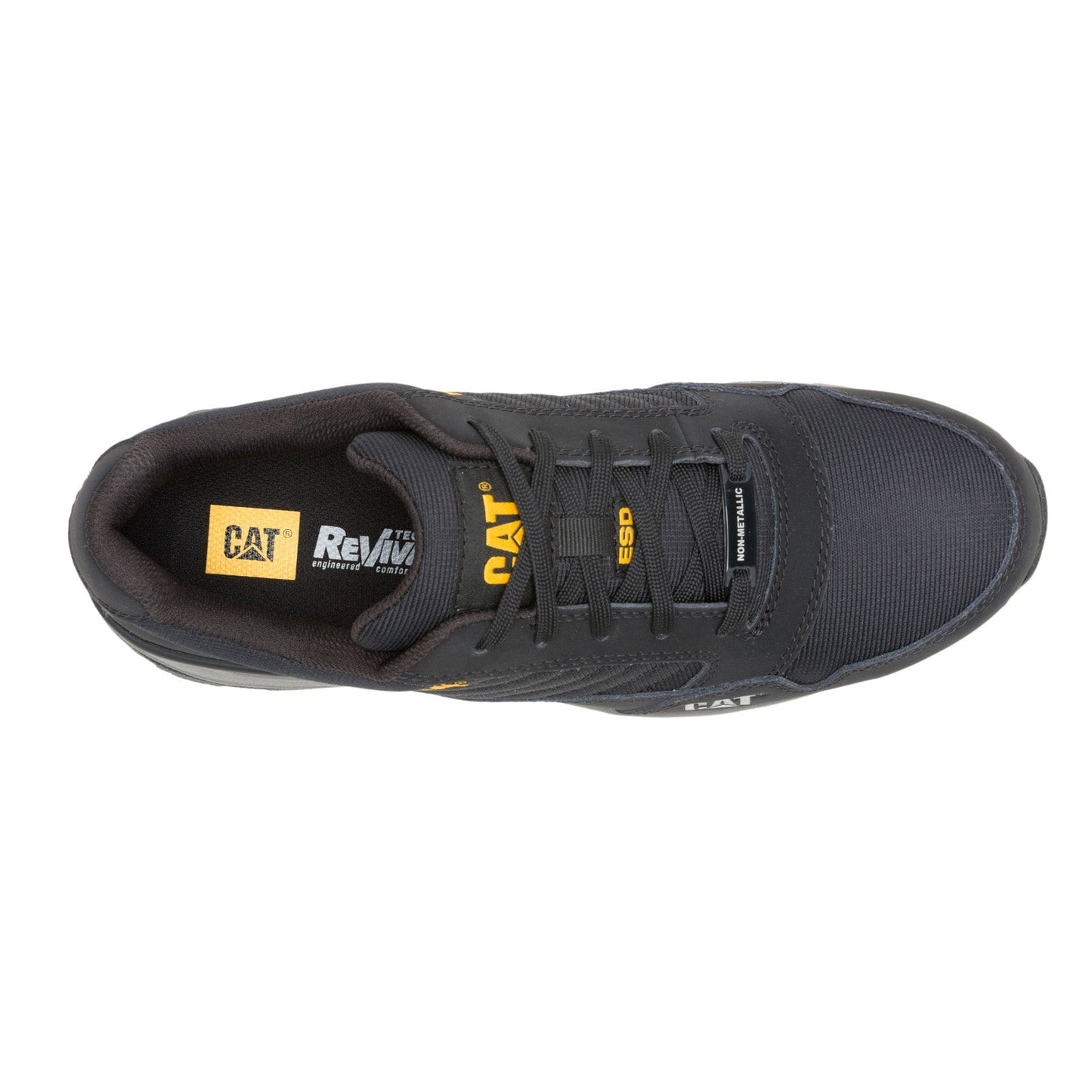 Caterpillar Venward Composite Toe SD Mens Black Wide Work Shoes