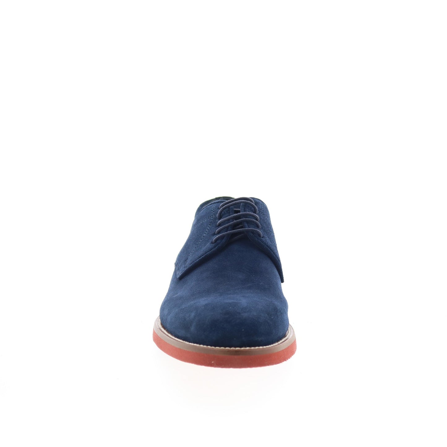 Pastori by Di Bianco Carus Mens Blue Suede Oxfords & Lace Ups Casual Shoes