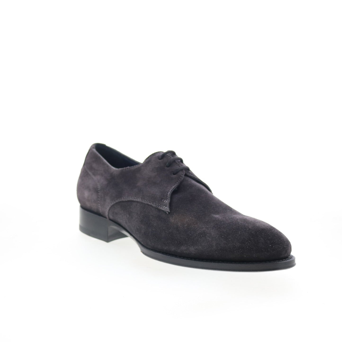 Di Bianco Como Mens Gray Suede Lace Up Oxfords & Lace Ups Casual Shoes