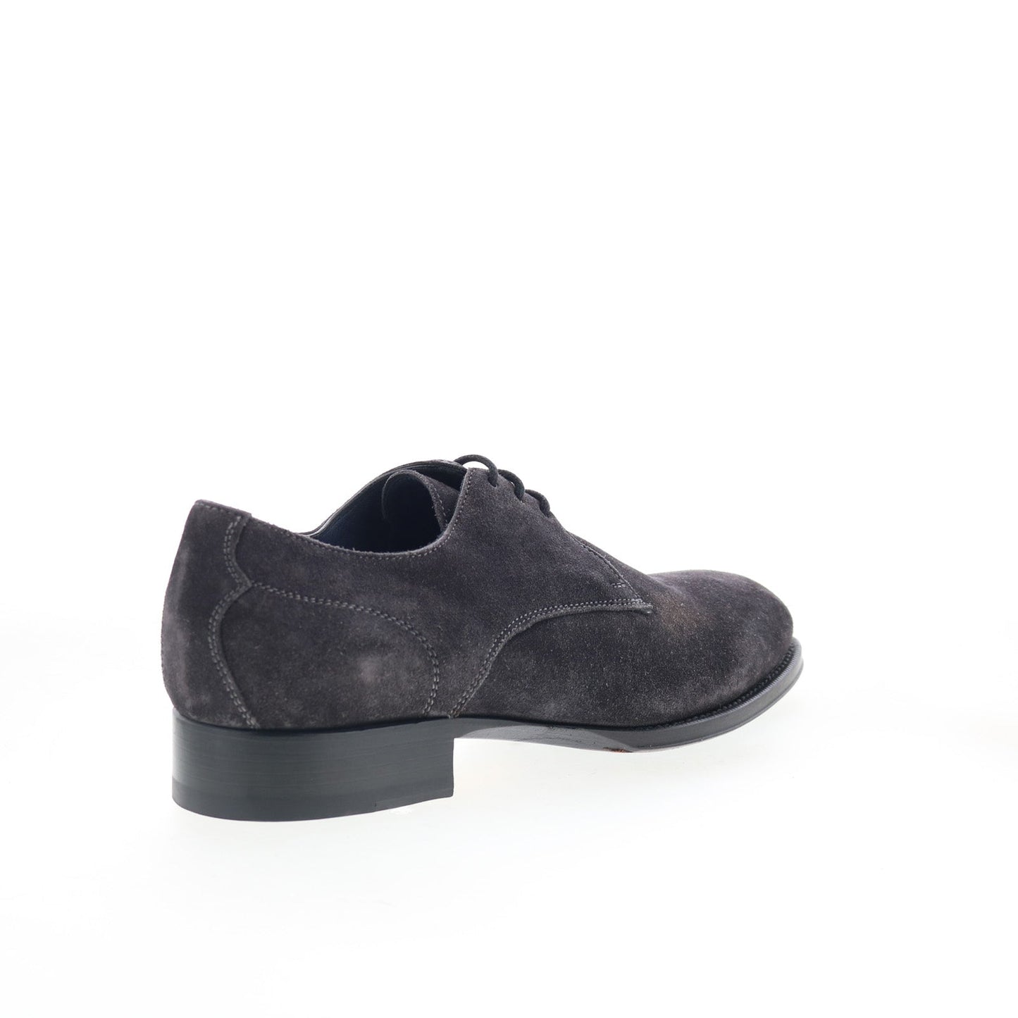 Di Bianco Como Mens Gray Suede Lace Up Oxfords & Lace Ups Casual Shoes