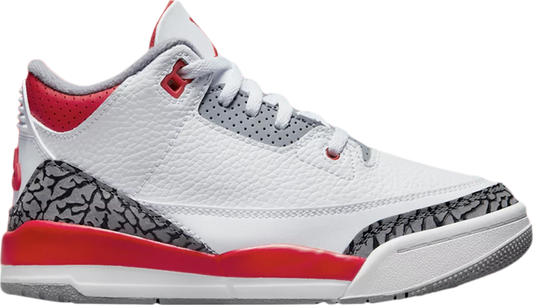 Nike Pre School Kids Air Jordan 3 Retro Sneakers - 'Fire Red' 2022