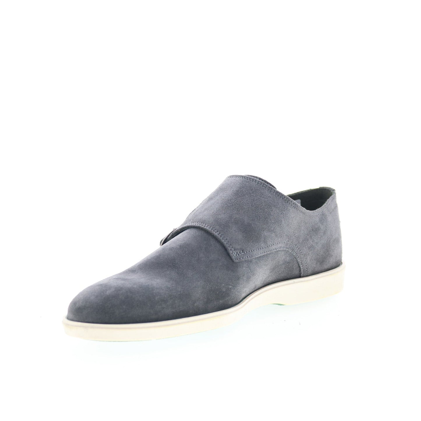 Pastori by Di Bianco Double Monk Mens Gray Loafers & Slip Ons Casual Shoes