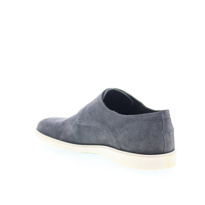 Pastori by Di Bianco Double Monk Mens Gray Loafers & Slip Ons Casual Shoes