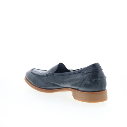 Di Bianco Etna Mens Black Leather Slip On Loafers & Slip Ons Casual Shoes