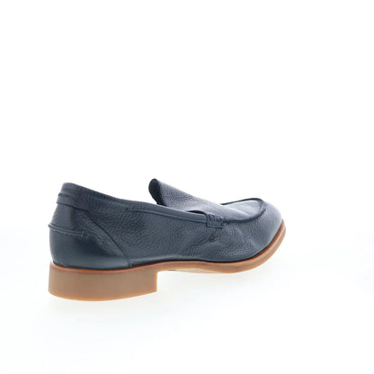 Di Bianco Etna Mens Black Leather Slip On Loafers & Slip Ons Casual Shoes